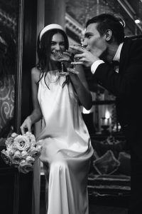 Black and white wedding party attire (8) - Weddo Agency