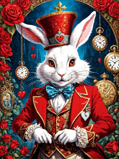 Alice in the Wonderland wedding invitation ideas.1