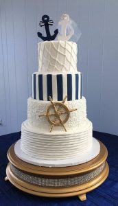 Nautical wedding ideas - invitations, dress code, foods and other aspects that make the difference in the final result - Nautical wedding. Cake