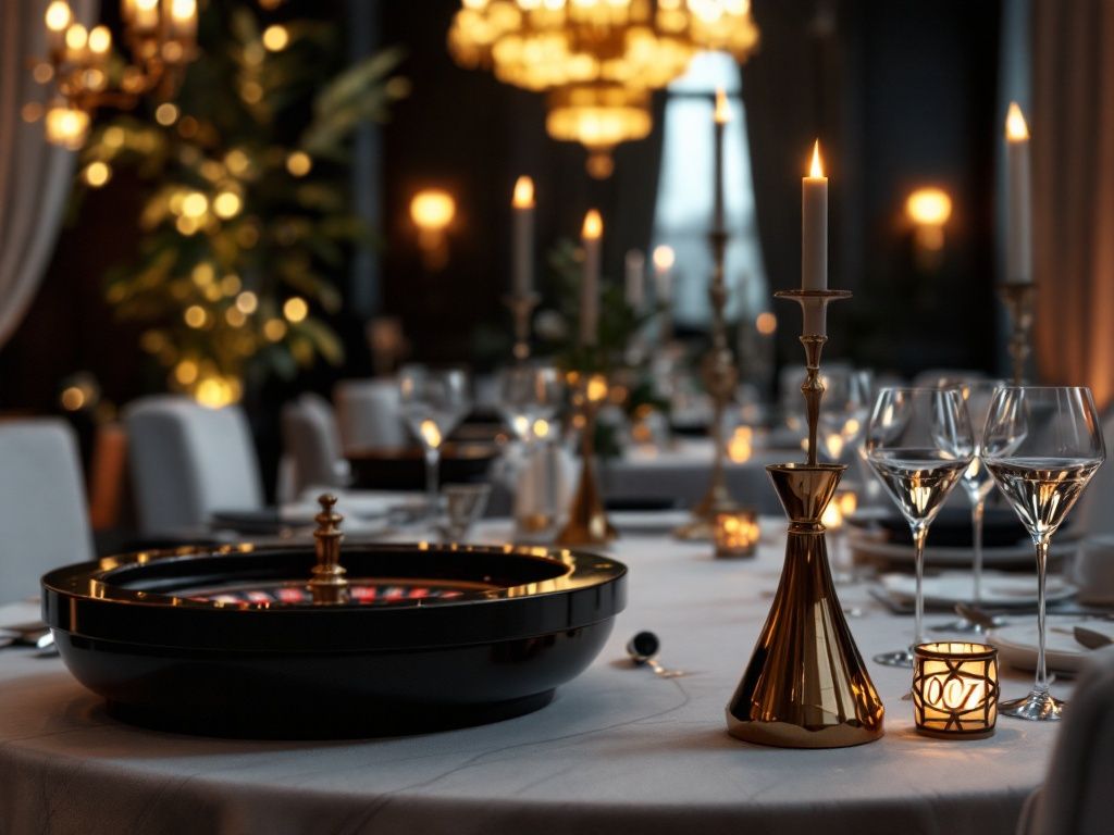 James Bond wedding theme - create a 007-inspired celebration with the right casino themed wedding props