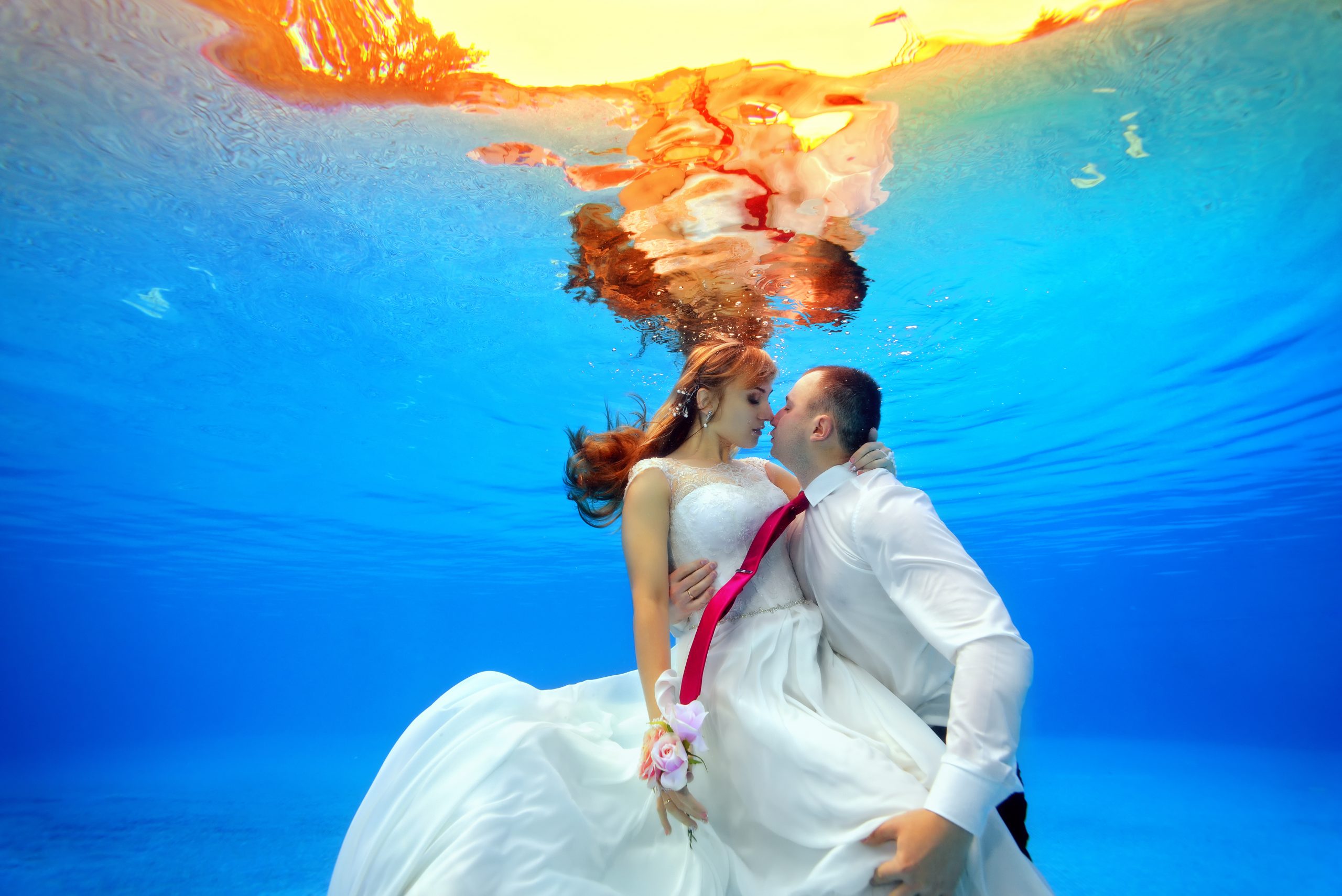 Underwater ceremony